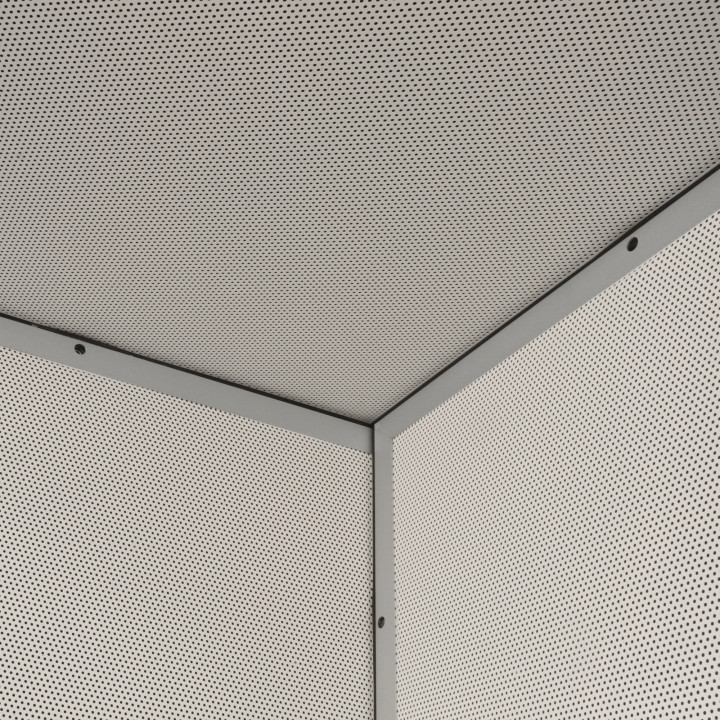 Intérieur cabine MediSpot matériaux absorbant acoustique