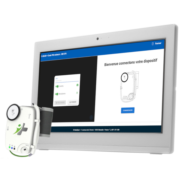 Poste de téléconsultation médicale MediSpot Premium
